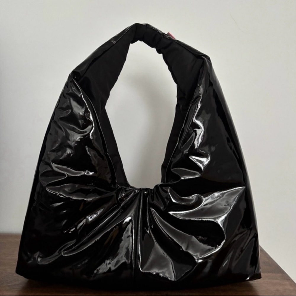 Holt Renfrew Black Glossy Bag